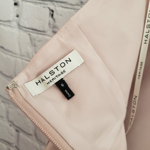 Halston Heritage Structured Halter Dress - Picture 16 of 16